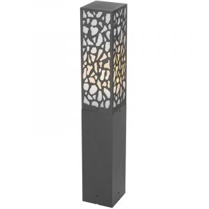 Qazqa Nicole - led éclairage de terrasse et d'allée de jardin - 1 lumière - l 10 cm - Noir - Moderne - éclairage extérieur