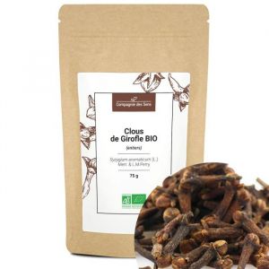 La Compagnie des Sens Clous de Girofle BIO - Clous entiers - 75g - Épice certifiée BIO