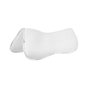 Demi-coussin pour cheval avec dessous en fibre de bambou Acavallo Lycra & Memory Foam