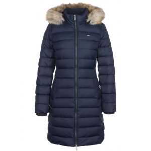 Tommy Jeans Essential Hooded Down, taille L, femme, bleu