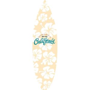 Image de Hexoa Planche deco Surf Malibu - Made in France - 42x146cm