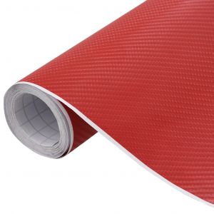 VidaXL Films 4D de voiture 2 pcs Rouge 100x150 cm