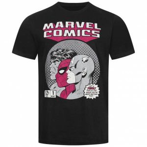 Marvel Hero Profile Hommes T-shirt MAMTS260BLK