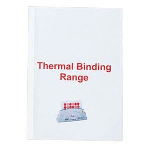 GBC 100 chemises thermique  A4 (dos 1,5 mm)