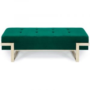 Image de No Banquette Istanbul Velours Vert Pieds Or