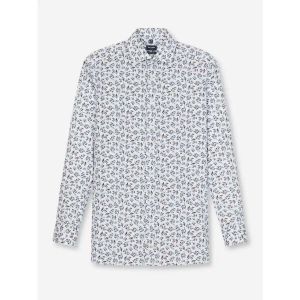 Olymp Luxor Chemise 24/Seven Flowers Multicolour Blanc Multicolor&eacute; taille 40