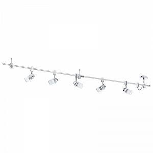 Eglo Spot VILANOVA Aluminium, 5 lumi&egrave;res - Moderne - Int&eacute;rieur - VILANOVA