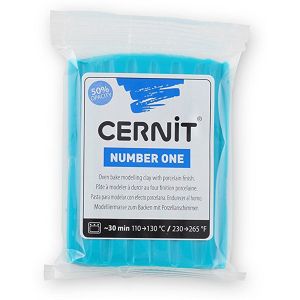 Cernit Pâte polymère Number One 56g Bleu Turquoise