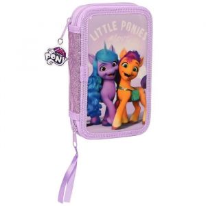 My little pony Trousse double remplie 28 pièces bébé - lila - TU