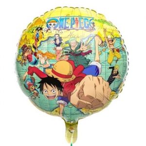 Chaks Ballon aluminium Manga Anniversaire One Piece 43 cm - Multicolore - Licence officielle - Mixte