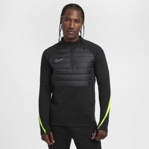 Haut de foot &agrave; demi-zip Nike Therma-FIT Academy Winter Warrior pour homme - Noir - Taille XXL - Male