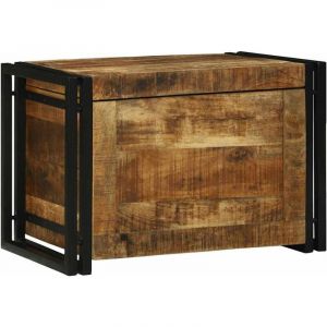 VidaXL Boîte de Rangement 60 x 40 x 41 cm bois de manguier massif