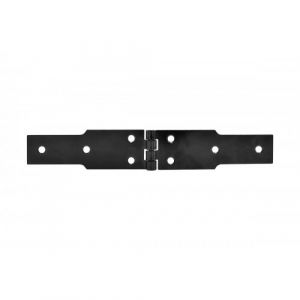Charnière à congé pour porte en acier zingué noir - Ø vis 4,5 à 5 mm 250X40 Interges