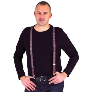 Ruedelafete Bretelles tartan &eacute;cossais