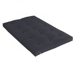 Terre de Nuit Matelas futon aubergine coeur en latex 160x200