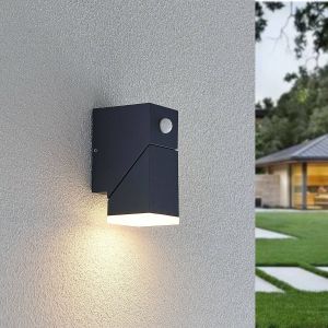 Led Applique Exterieur 'Sally' en aluminium - gris fonc&eacute;, blanc satin&eacute;