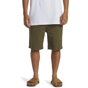 Quiksilver Everyday Union Light - Short en velours c&ocirc;tel&eacute; pour Homme Vert - Taille 30