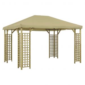 Image de VidaXL Belvédère 4x3 m Beige