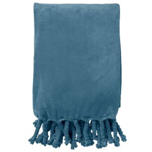 Dutch Decor FLORIJN - Plaid Fleece 150x200 cm Provincial Blue