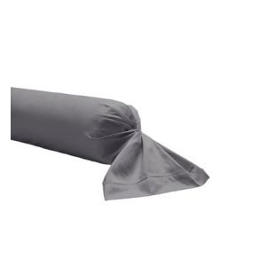 Alexandre Turpault Taie de traversin unie en satin de coton bio, Teophile