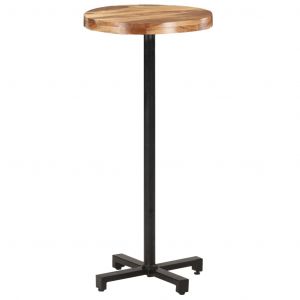 Image de VidaXL Table de bar Ronde Ø50x110 cm Bois d'acacia massif
