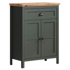Calicosy Rangement 2 portes et 1 tiroir L77 cm - Stanton - Vert