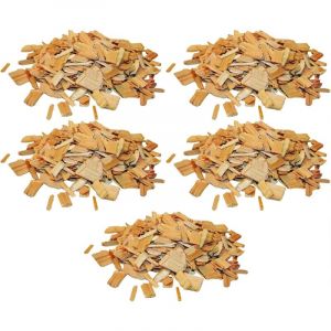 Secret Vert - Copeaux de pin naturel 10/40 50 litres (Lot de 5)
