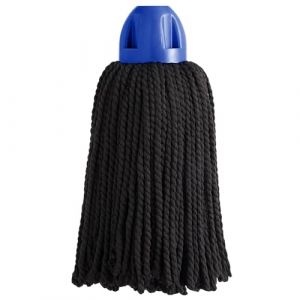 Maya Professional Tools 08110-AZ Tête de balai-serpillière en microfibre en microfibre, 160 g, noir