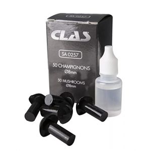 Image de 50 champignons ø8mm + lubrifiant pour pistolet sa 0260 (réparation roues) - sa 0257 Clas Equipements