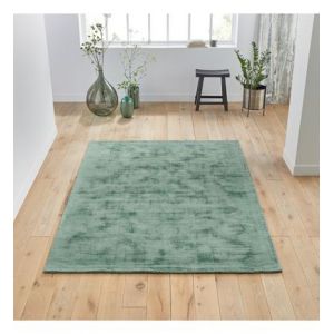 Tapis 100% Tencel aspect vieilli, Izri Rose La
