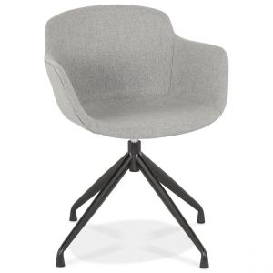 Fauteuil Gris Clair design TORI