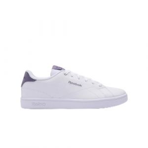 Reebok Femme Court Clean Basket, Blanc/Violet, 40 EU