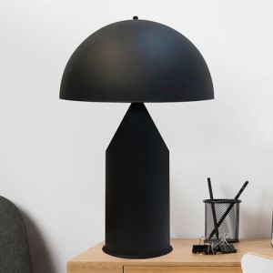 Bamyum - Lipeo Lampe de Table Noir Moderne, Eclairage Domestique, Tête de Lit en Métal, Lampe de Chevet, Lampe de Lecture