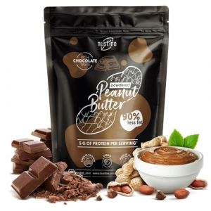Beurre de Cacahu&egrave;te Poudre Nustino Chocolat Naturel et V&eacute;g&eacute;talien 400g