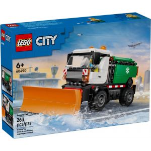 Lego City La D&eacute;neigeuse - Jouet Camion - Maquette avec Minifigurine, Outils & Fonction Salage - Id&eacute;e de Cadeau d'anniversaire pour Gar&ccedil;on d&egrave;s 6 Ans & Fans de M&eacute;canique 60490