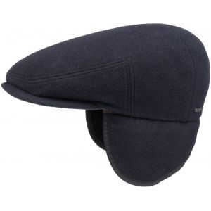 Stetson Kent Wool Earflaps Casquette plate bleu M (56-57 cm)