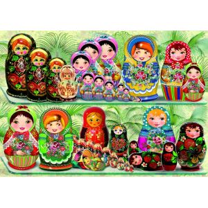 Bluebird Puzzle Puzzle Matryoshka Dolls