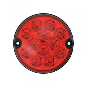 Carpoint Brouillard arri&egrave;re 12/24 Volt LED 95 mm rouge