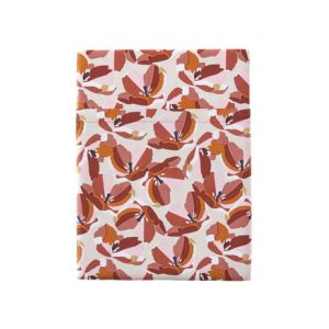 Essix Drap Plat, Satin de Coton, Rouge, 270x300 cm