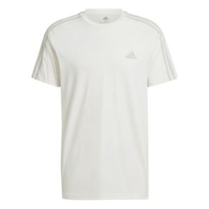 Adidas 3 Stripes Single Jersey Tee T-shirt Hommes - Crème