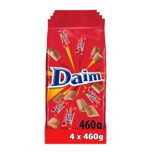 Daim - 4 sachets de bonbons chocolat au lait fourré caramel croquant - (4x460g)