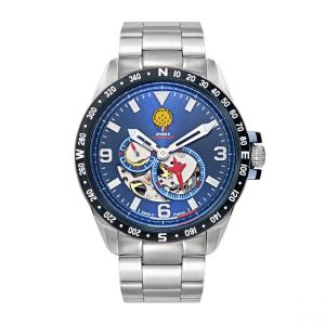 Montre Homme Patrouille de France Montres Athos 6 - 668124 Bracelet Acier Argent
