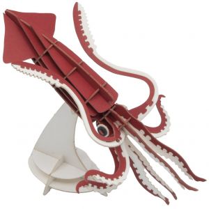 Fridolin Maquette 3D en papier Calmar géant