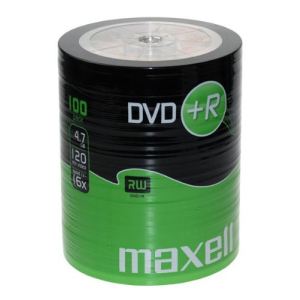 Image de Maxell 504991 - DVD+R 4.7 Go 16x (100 pièces en shrink)