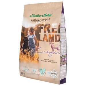 Markus Mühle Freiland avec chèvre (viande d'élevage en plein air) pour chien 12 kg
