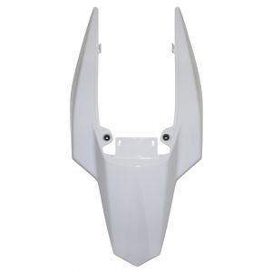 Image de 1tek origine Coque arrière monocoque blanc brillant Derbi Senda DRD 20