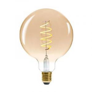 Atmosphera Ampoule Led Torsadée "Arco" 17cm Ambre