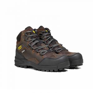 Aigle Homme NASSIO Evo S3, Chaussure de Sécurité, Dark Brown, 46 EU