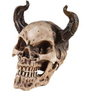 Ruedelafete Cr&acirc;ne avec cornes 20 cm