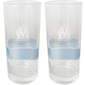Coffret De 2 Verres À Eau Olympique De Marseille